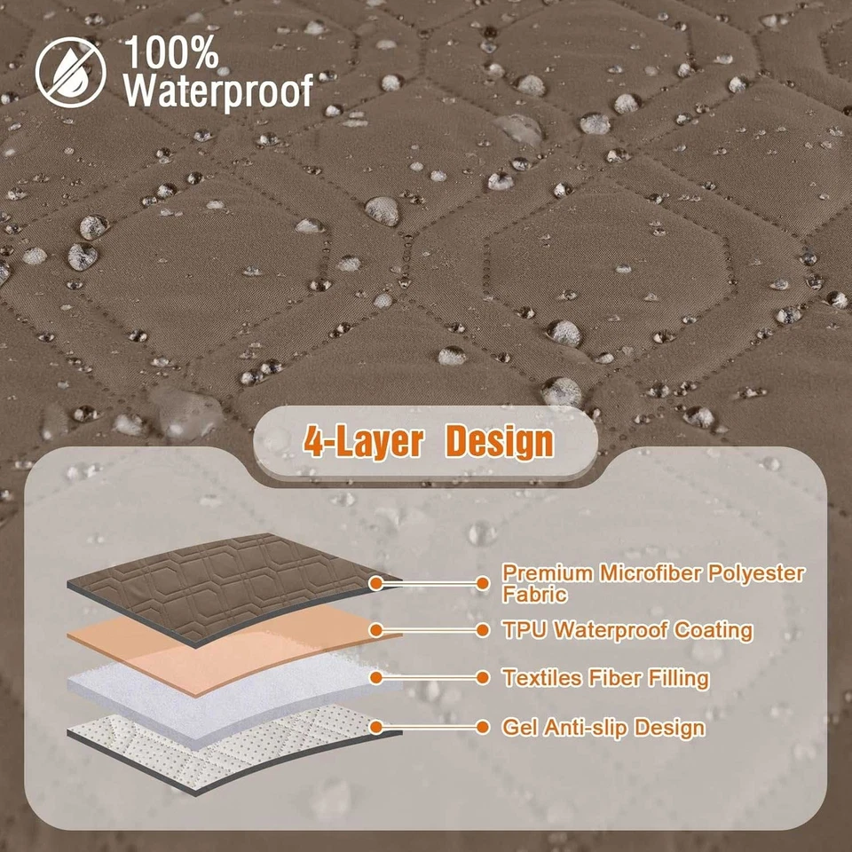 100% waterproof non-slip recliner cover Warm pet protection household items - Image 2 of 4