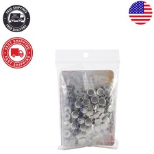 100 Count Medium Nickel Plated Rivets - Durable Fasteners for Every Project