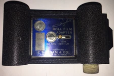 Vintage Suydam 120 Roll Film Back Holder 2.25" x 2.25" adapter