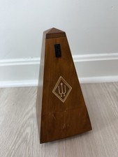 VTG Wittner Wood Finish Metronome Wind Up Made In W. Germany Tested Works Music