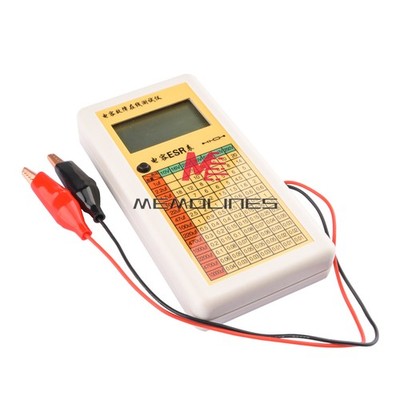 Digital Capacitor ESR Tester Internal Resistance Meter Capacitor Fault Detector