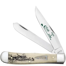 CASE XX KNIVES FISH & GAME NATURAL SMOOTH BONE TRAPPER - RABBIT HUNTER 6254 SS #