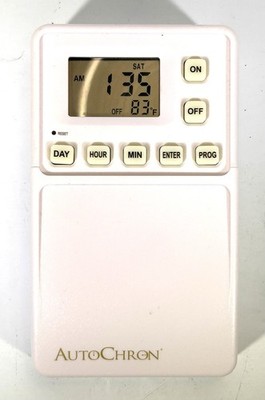 Autochron Wireless Wall Switch Timer Programmable Toggle Switch   NEW