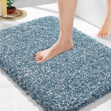 Bath Rug Ultra Soft Plush Absorbent Non-Slip Shower Mats for Bathroom Floor