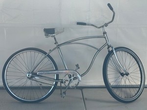 Vintage Schwinn Men's Chrome Cruiser Single Speed Bike Bicycle Might be Jaguar?