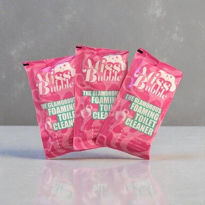 Miss Bubble Selbstreinigender WC Schaum Extra Stark   4 x 100g Großpackung