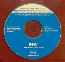Dell Latitude device Drivers  Diagnostics Utilities Reinstall CD P/N Y2981 A23