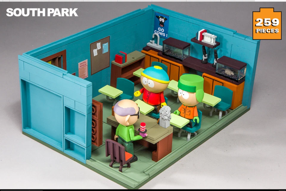 Juego McFarlane South Park Mr. Garrison’s Classroom (incl. Cartman, Kyle) 🎁 Foto 2 de 4