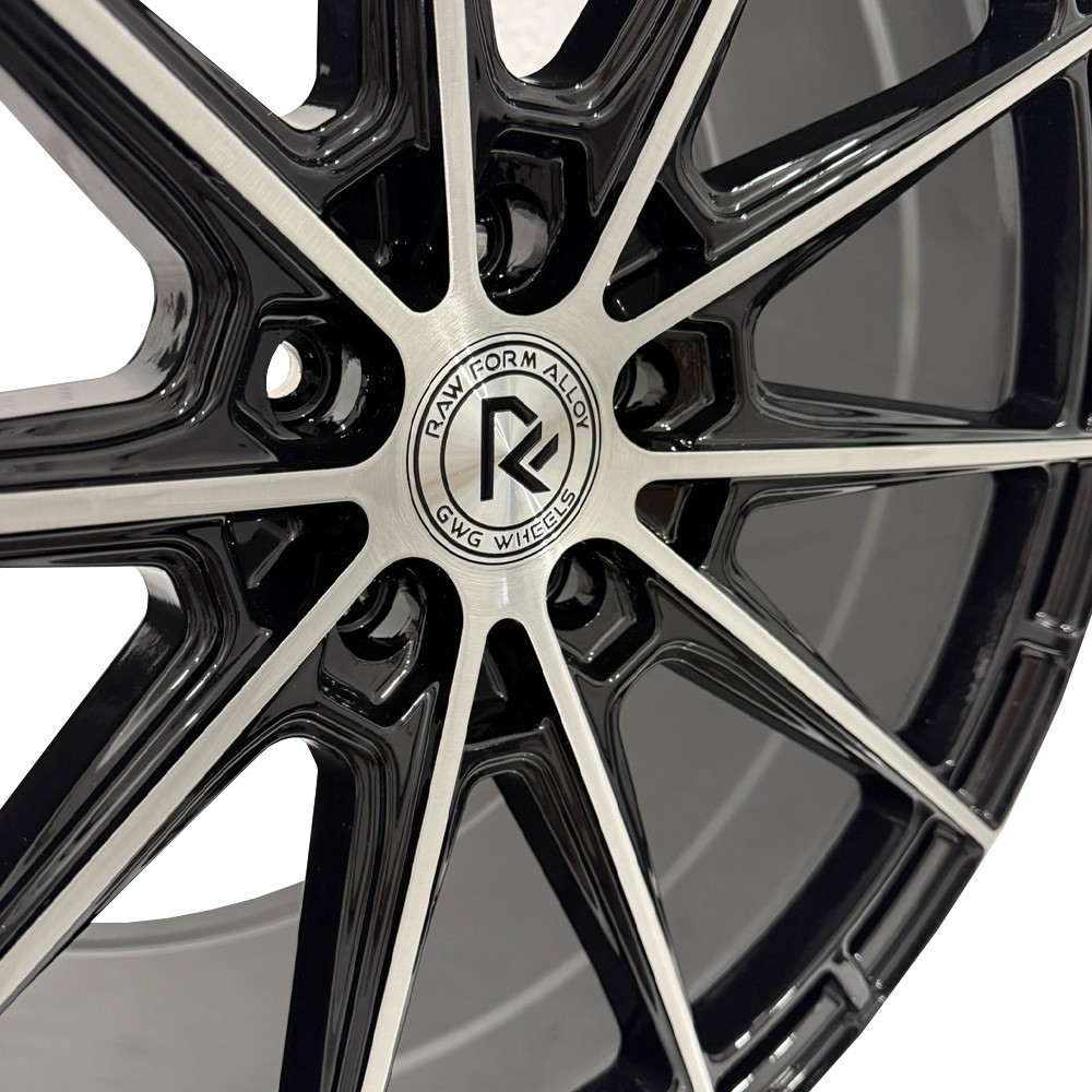 RF8 20 inch STAGGERED Black Rims fits MASERATI COUPE 4200 02
