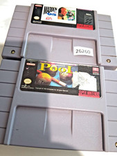 2 super Nintendo games Championship Pool, Madden + NFL 95  SNES    26260 bc15