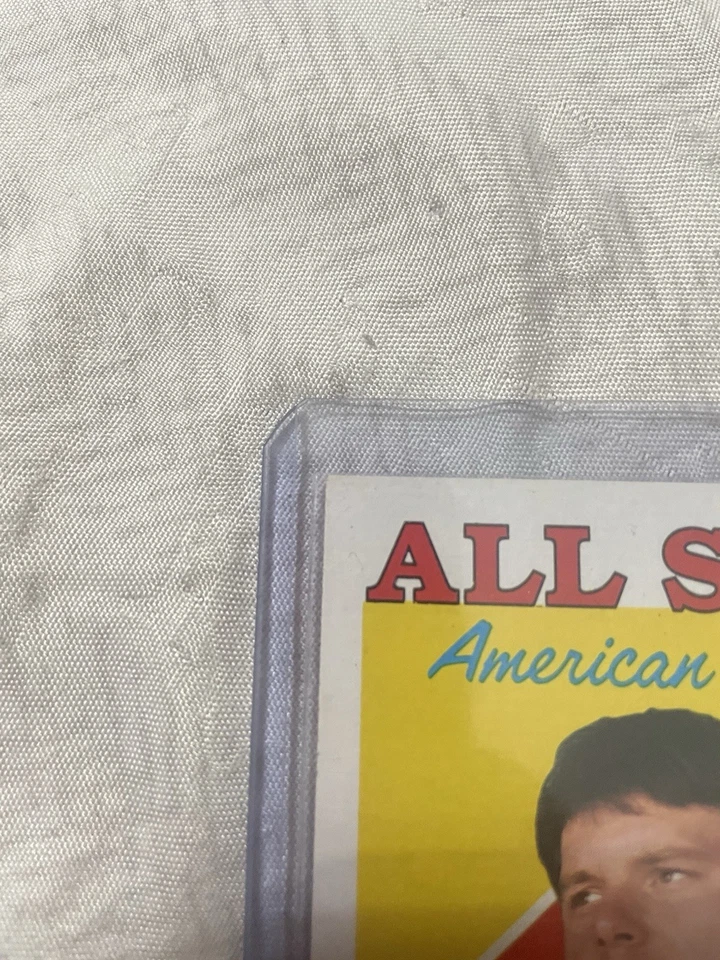 1988 Topps - All Star #394 Roger Clemens/súper raro punto de tinta azul error de impresión Foto 3 de 4