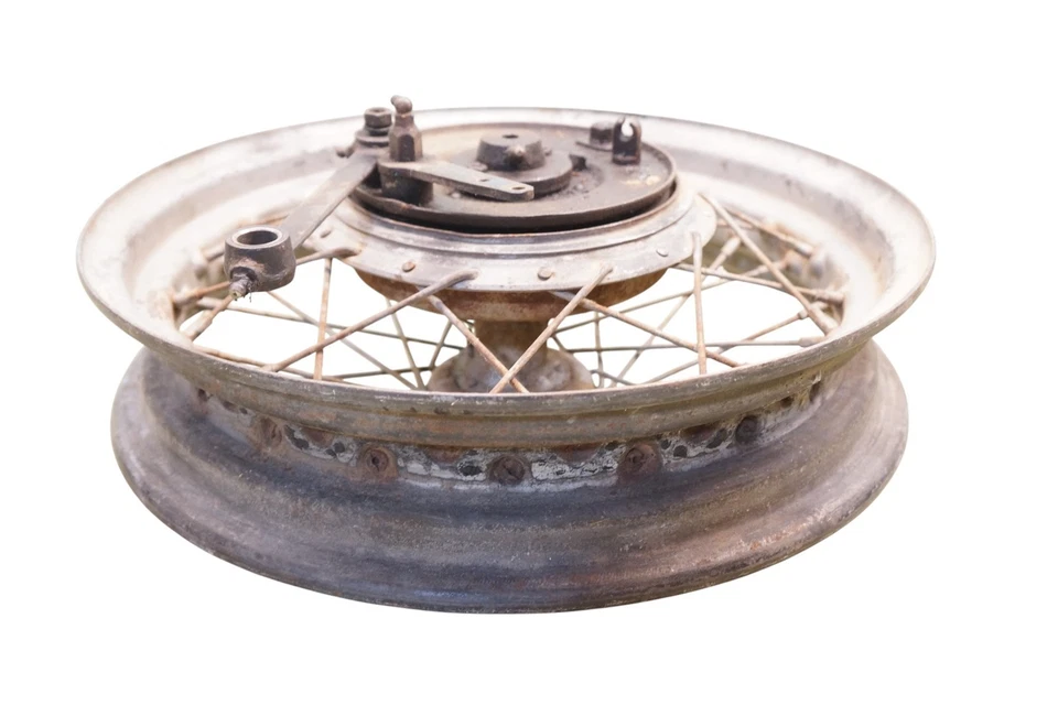 Harley Flathead 45 WL WLA 前轮圈轮毂辐条刹车盘 *2769A — 第 2/4 张图片