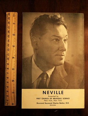 [RARE] Neville Goddard 1961 Lecture Series 8  Advertising Pamphlet New York