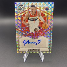 2023-24 Panini Mosaic Scripts Johnny Davis Auto Washington Wizards #MS-DAV
