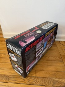 Nintendo NES Console Action Set Complete CIB Mario/Duck Hunt bags & inserts 