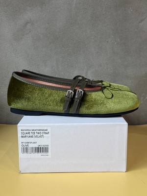 Rockfish Weatherwear Square Toe Two Strap Mary Janes Women Lifestyle [UK:5.5]