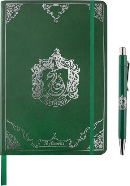 Gadget - Taccuino Deluxe E Penna Serpeverde - Harry Potter -D- Cinereplicas-image