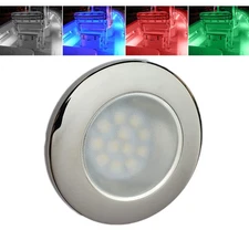 Ne Flush Mount 2.75 Rgbw Internal Driver Led Courtesy Boat Light | Rv Accent |