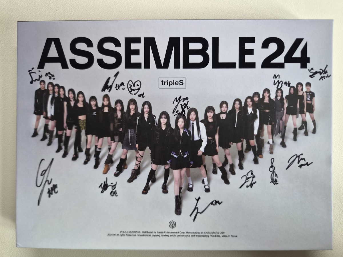 tripleS 全メンバー サイン入りアルバム ASSEMBLE24 非売品 TRIPLE S [ASSEMBLE 24] ALL MEMBER AUTOGRAPHED SIGNED ALBUM | eBay