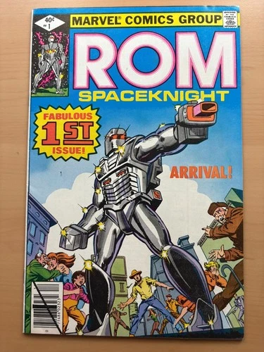 ROM Space Knight #1 (VF) 1st App of Rom. Frank Miller. Marvel Comics 1979.