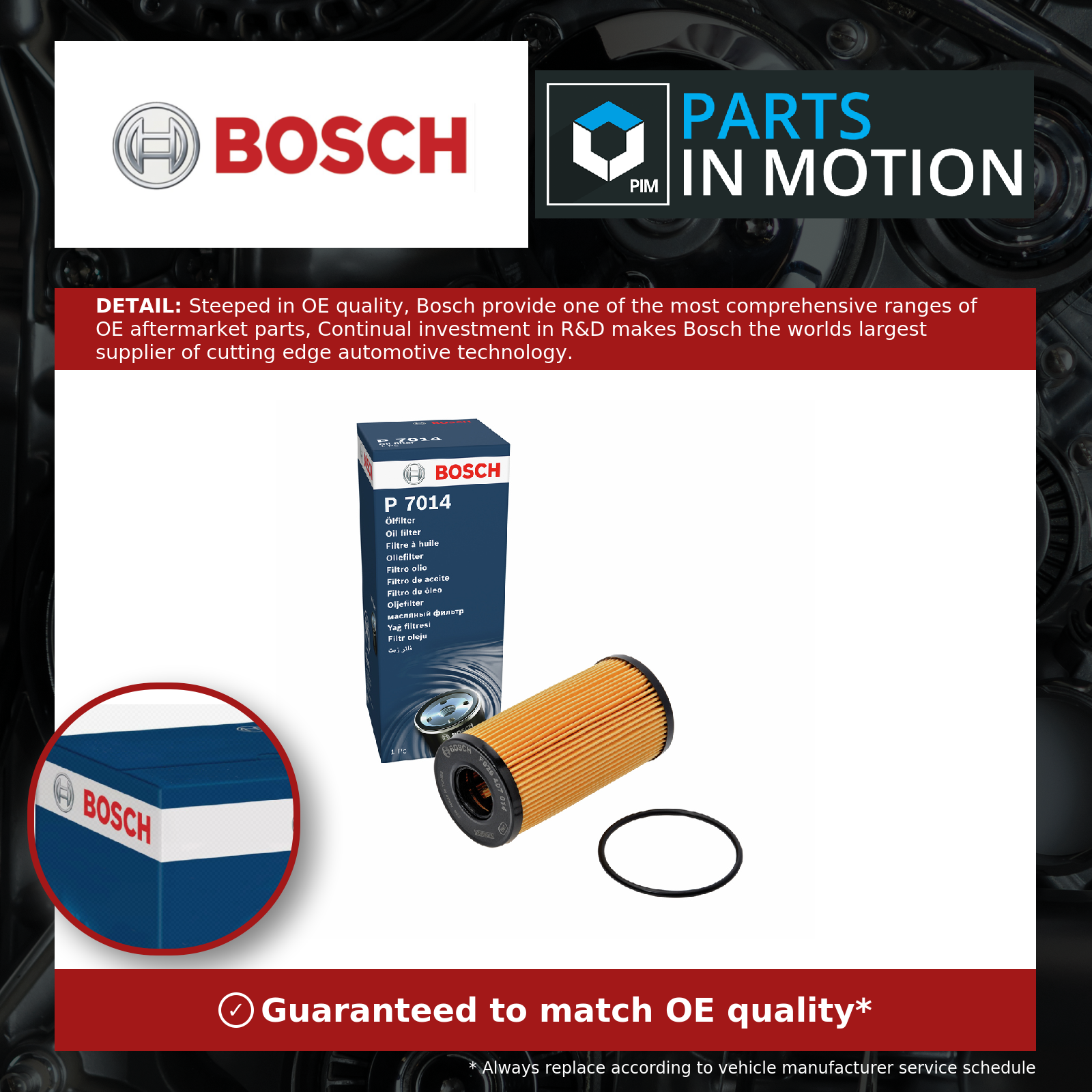 BOSCH-OE F 026 407 014 Oil Filter for FORD,NISSAN,OPEL,RENAULT,VAUXHALL - Image 15