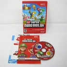 New Super Mario Bros. Wii (Nintendo Wii, 2009) - Complete w/ Manual CIB Tested