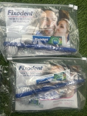 Fixodent Zahnersatzkleber Profi Reisepack 10g + gratis Pinsel