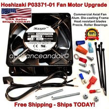 Hoshizaki P03371-01 Fan Motor Upgrade 11W to 14W, Ships Free TODAY!