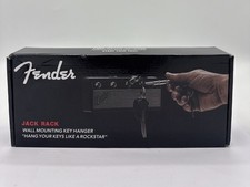 Fender Pluginz NIB Key Hanger Jack Rack Wall Mount-holds 4 Keychains For Keys