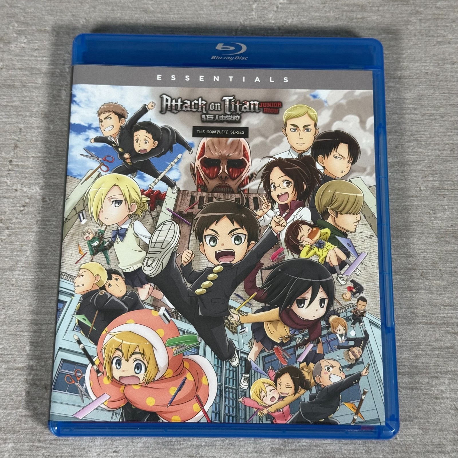 Attack on Titan Junior High Complete Series Blu-ray - 12 Episodes Anime Region A