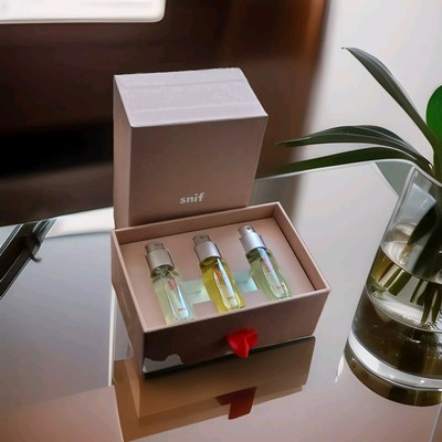 SNIF EAU DE TOILETTE MINI 0.33ml~10ml SET SWEET ASH TART DECO GOLDEN TICKET NEW 
