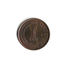 1970 Singapore - 1 Cent - 872 - Bronze - 1.9g