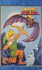 Vintage MB The Legend Of Zelda COMPLETE 60 Piece Puzzle 1988 VERY RARE