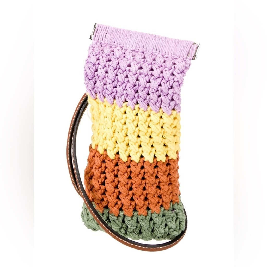 STAUD Ria Crochet Bucket Bag - image 2