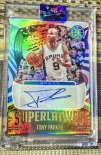 2020-2021 Tony Parker Panini Illusions Basketball Superlatives AUTOGRAPHED Card