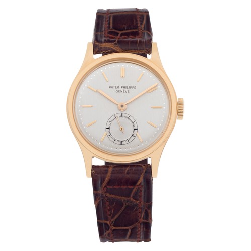 Patek Philippe Calatrava 2451 18k Silver dial 30mm Manual watch