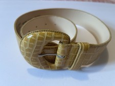 Vintage Accesories by Pearl Leather Belt Medium 2932 Made in USA Women