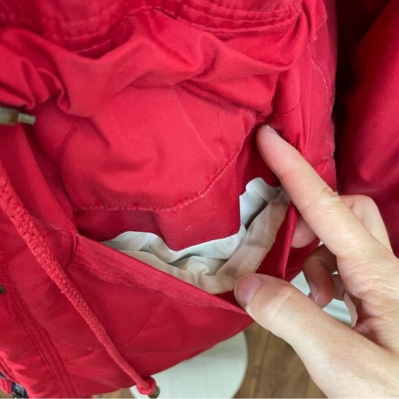 Vintage Express Athletique Solid Red Down Feather… - image 6