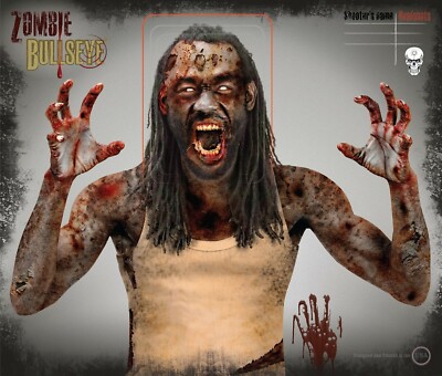 (5-pack) Zombie ''Screaming'' Shooting Target 26'' W x 17'' H