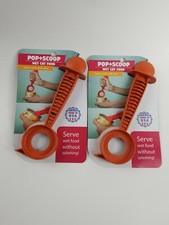  2 Pop  Scoop Cat Food Can Opener and Server Spoon AS SEEN ON TV