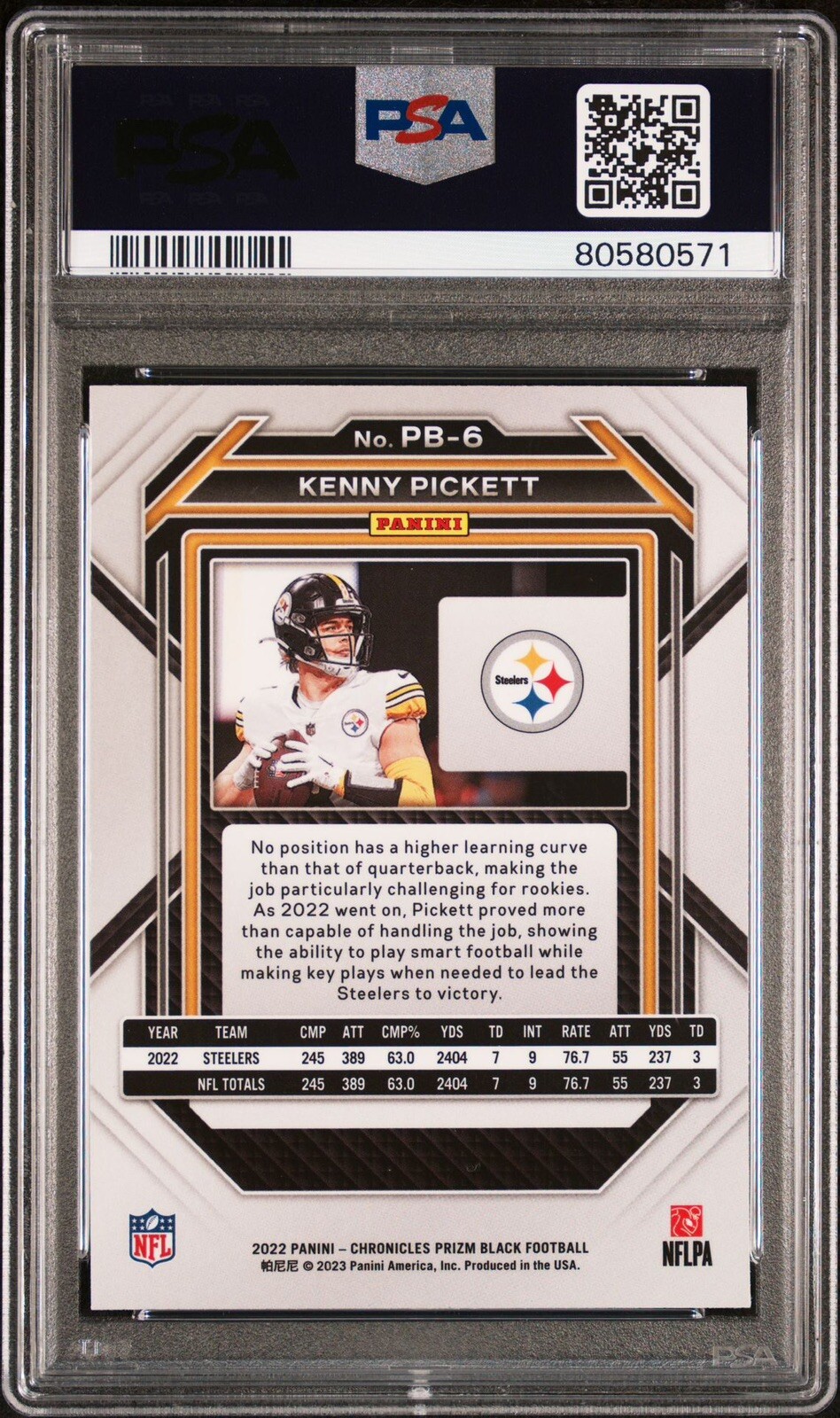 Kenny Pickett Prizm Black PSA 10 eBay