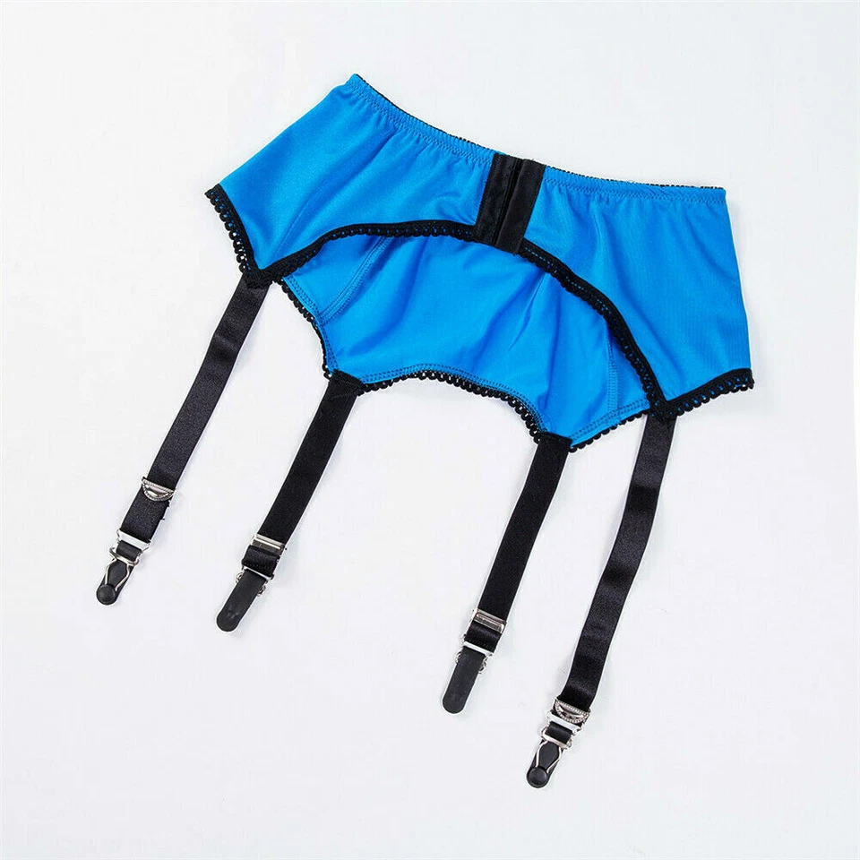 Sexy liguero de cintura alta multicolor para mujer Alacki 4 correas tirantes (S~XXL) Foto 3 de 4