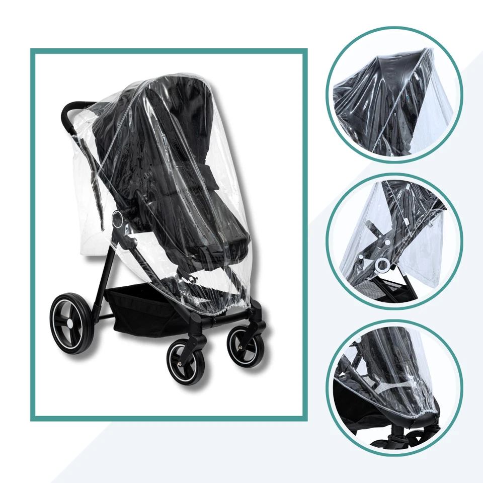 Funda de lluvia para silla de paseo compatible con Mutsy - Se adapta a todos los modelos Foto 4 de 4