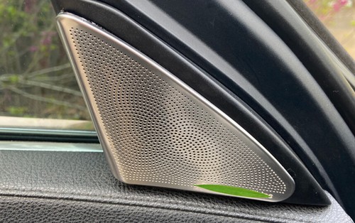 Fit For BMW 7 Series 2009-2015 Silver Titanium A Pillar Horn Frame Cover Trim - Picture 2 of 7