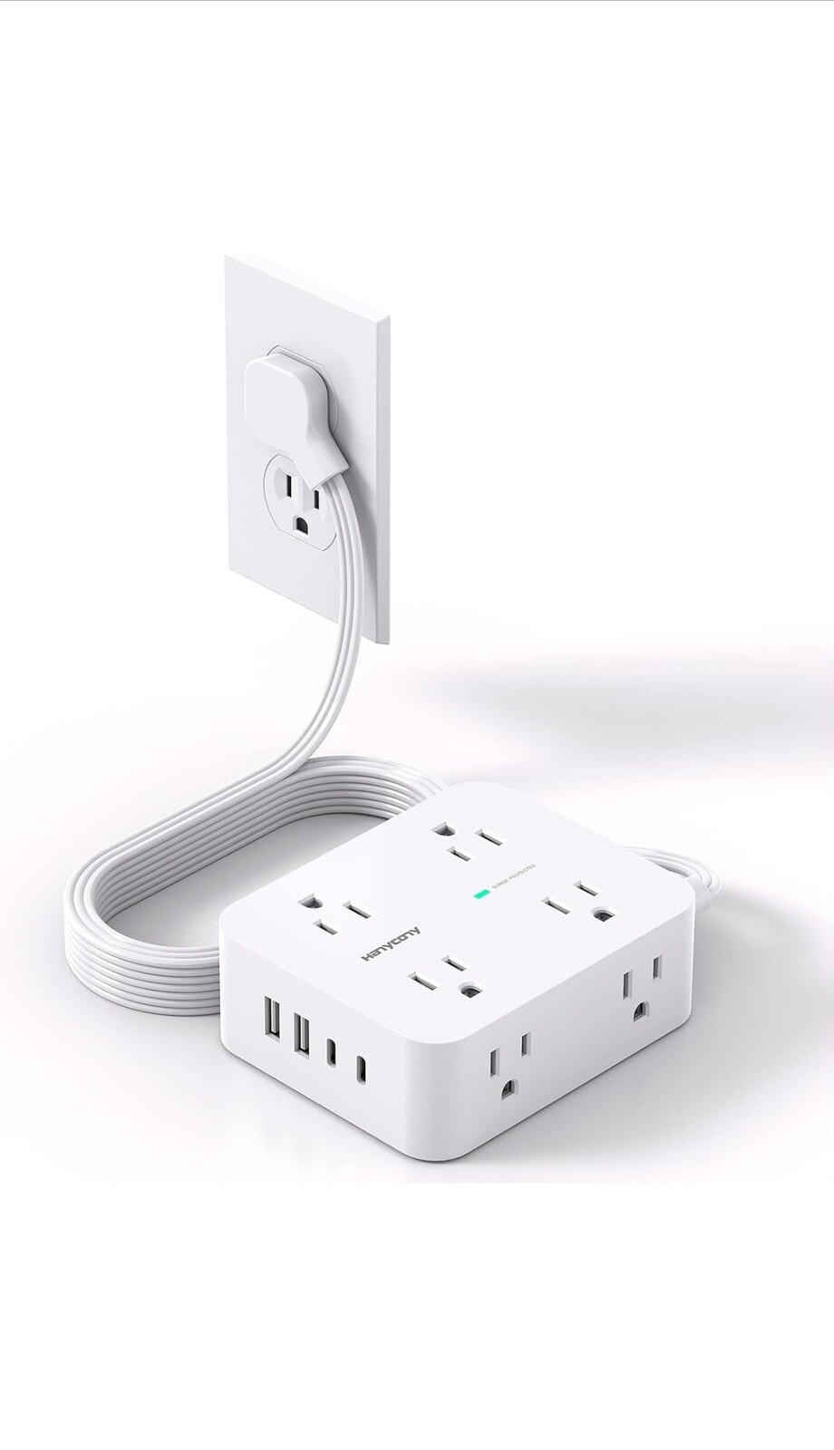 Surge Protector Power Strip, Extension Cord with Multiple Outlets, 5 Ft Ultra-image