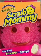 Scrub Mommy by Scrub Daddy Non-Scratch FlexTexture Dish Scrubber Sponge PINK