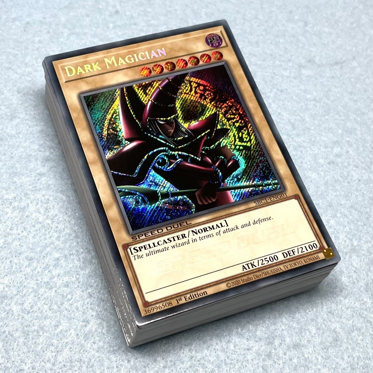 Yugioh Arkana Premium 54 Card Deck Red Dark Magician + Extras Yugioh Arkana Premium 54 Card Deck Red Dark Magician + Extras