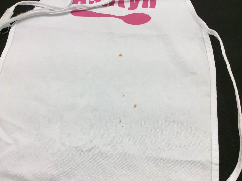 Child's White Chef Apron "Chef Ashtyn" Baking Crafts - Image 4 of 4