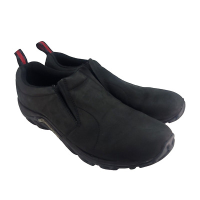 Merrell Jungle Moc Nubuck Leather Shoes Men 13 Black Double Stretch Gore Cushion