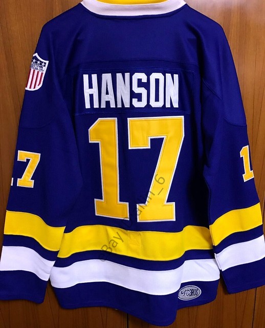 hanson brothers hockey jersey